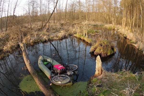 Polen 2014 – das Konzept des "Bikeraftings" eröffnet neue Wege © www.lonelytraveller.de