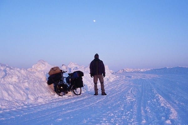 Westsibirien 2008 – Winterweg am gefrorenen Ob © www.lonelytraveller.de
