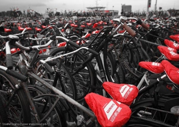 Fahrradkultur heißt auch: Es geht weder um Schick noch um Technik, sondern nur darum, in der Stadt flink und bequem voran zu kommen.