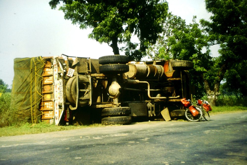 lkwwrack Transasien LKW in Indien